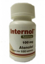 Atenolol (Internol) 100mg 100 tabs, Tenormin