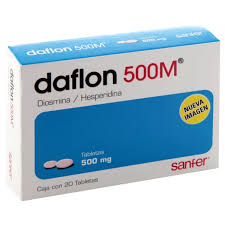 Daflon 500mg 20 Tabs, Diosmin, Hesperidin