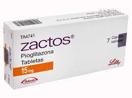 Zactos 30mg 7 Tabs, Pioglitazone, Actos