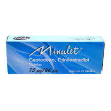 Minulet 75/20mg 21 Tabs, Etinilestradiol, Gestodeno