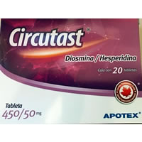 Circutast 450 50mg 20 Tabs, Diosmin, Hesperidin