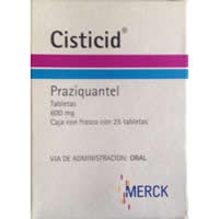 Biltricide 600mg 25 Tabs (Cisticid) Praziquantel