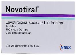 Novotiral 100Mcg 50 Tabs, Levotiroxina