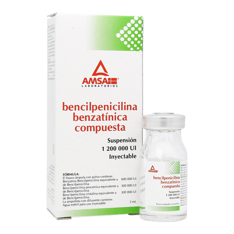 Bencelin Combo 1,200,000U INJ SOL 3ml 1 AMP, Benzathine, Benzlypenicin