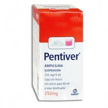 Pentiver SUSP 250mg 60ml, Ampicillin